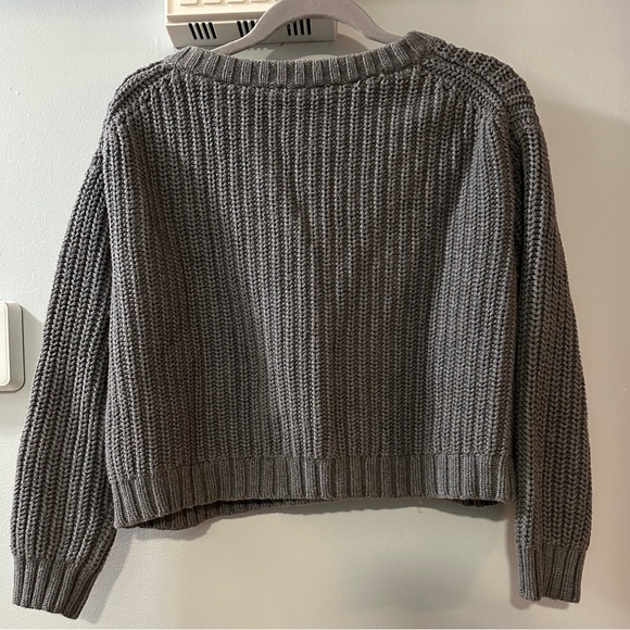 ATM Chunky V Neck Pullover - Picture 3 of 11